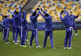 Players of FС Dinamo (Kiev) 