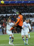 Alex Teixeira, Vitaly Mandzyuk and Denis Oleynik