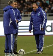 Oleg Blokhin, Andrey Shevchenko and Igor Belanov