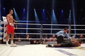 Vladimir Klitschko and Jean-Marc Mormeck