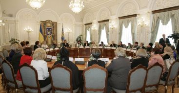 Meeting of the President of Ukraine Viktor Yanukovich with prominent women