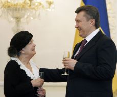 Viktor Yanukovich and Lesya Gongadze
