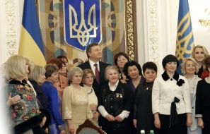 Meeting of the President of Ukraine Viktor Yanukovich with prominent women