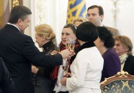 Meeting of the President of Ukraine Viktor Yanukovich with prominent women
