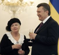 Viktor Yanukovich and Lesya Gongadze