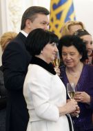 Viktor Yanukovich and Galina Gerega