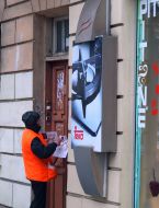 Workwoman of service utility