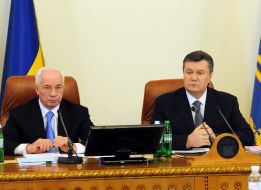 Viktor Yanukovich and Nikolay Azarov