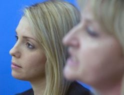 Yevgenia Timoshenko and Irina Lutsenko