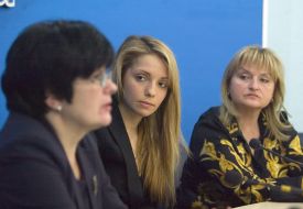 Irina Lutsenko, Valentina Ivashchenko and Yevgenia Timoshenko