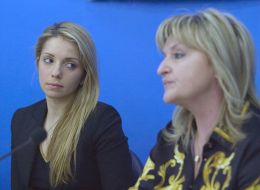 Yevgenia Timoshenko and Irina Lutsenko