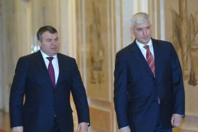 Dmitriy Salamatin and Anatoliy Serdyukov