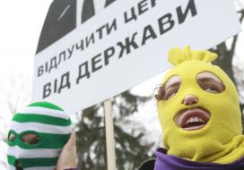 Participant of feministic March