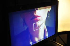 Irena Karpa during the filming of the clip