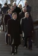 Viktor Yanukovich, Sergey Tulub and Boris Kolesnikov 