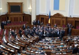 The opposition blocked the rostrum BP
