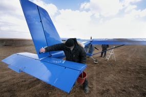 The pilot prepared the aircraft for flight