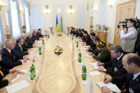 Vladimir Litvin and Gurbanguly Berdimuhamedow