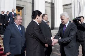 Vladimir Litvin and Gurbanguly Berdimuhamedow
