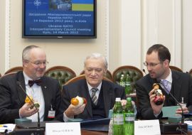 Yuozas Olekas, Loic Bouvard and Jan Karski