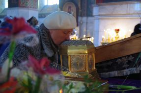 Ark with the relics of the sainted Bethlehem babies