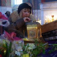 Ark with the relics of the sainted martyr Bethlehem babies