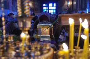 Ark with the relics of the sainted martyr Bethlehem babies