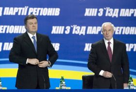 Nikolay Azarov and Viktor Yanukovich