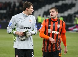 Andreу Pyatov and Yaroslav Rakitskiy