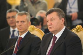 Valeriy Khoroshkovskiy and Viktor Yanukovich