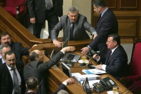 Andrey Parubiy, Adam Martynyuk and Sergey Sas