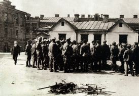 Grushevskiy at the Lutsk barracks