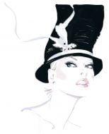 “Linda Evangelista” by David Downton 