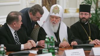Vasiliy Raychinets, Yuriy Bohutskiy, Filaret and Svнatoslav (Shevchuk)