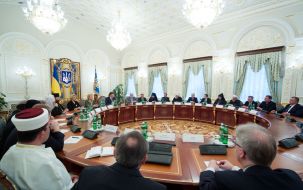 Meeting with Viktor Yanukovich heads of churches and religious organizations