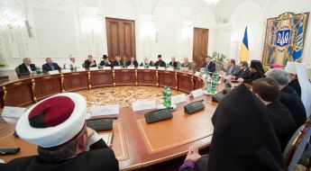 Meeting with Viktor Yanukovich heads of churches and religious organizations