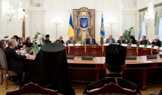 Meeting with Viktor Yanukovich heads of churches and religious organizations