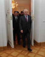 Nikolay Azarov and Bronislaw Komorowski