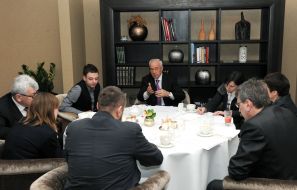 A meeting of Nikolay Azarov with representatives of the Polish media