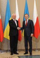 Nikolay Azarov and Donald Tusk