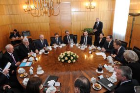 A meeting of Nikolay Azarov with Donald Tusk