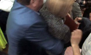 Petr Melnik and Irina Gerashchenko