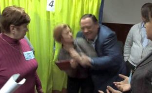 Petr Melnik and Irina Gerashchenko