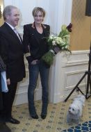 Патрісія Каас та болонка Текіла