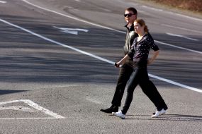 Інна Ковач на місці ДТП