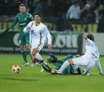 Playing moment of match