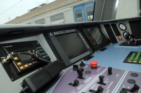 The train operator's cab