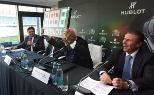 Markiyan Lubkivsky, Martin Cullen, Jean-Claude Biver and Sergey Bubka