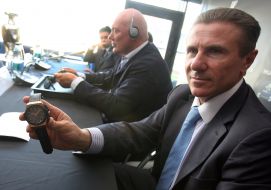 Markiyan Lubkivsky, Martin Cullen, Jean-Claude Biver and Sergey Bubka