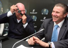 Jean-Claude Biver and Sergey Bubka